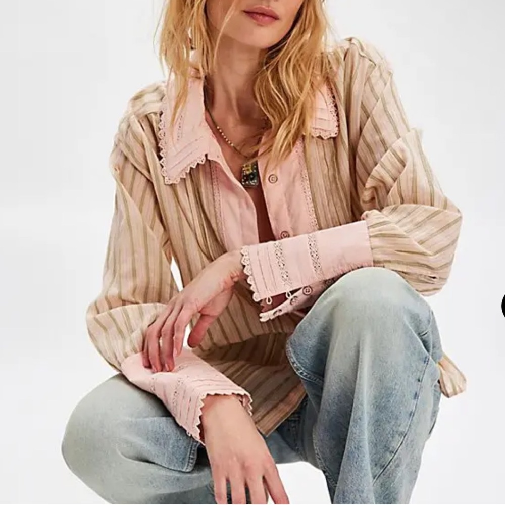 Free People We the Free Forever Love Striped Top - Picture 2 of 9